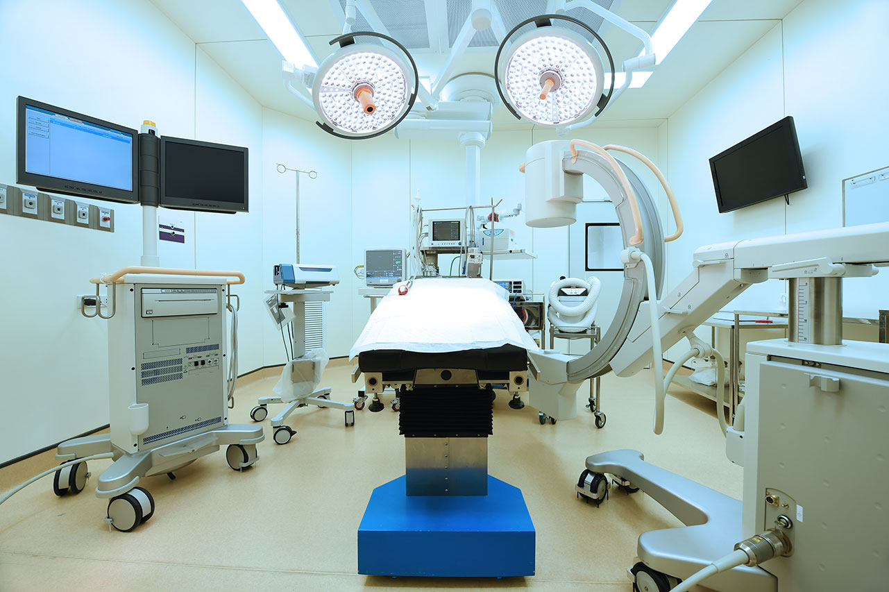 View into an operating room